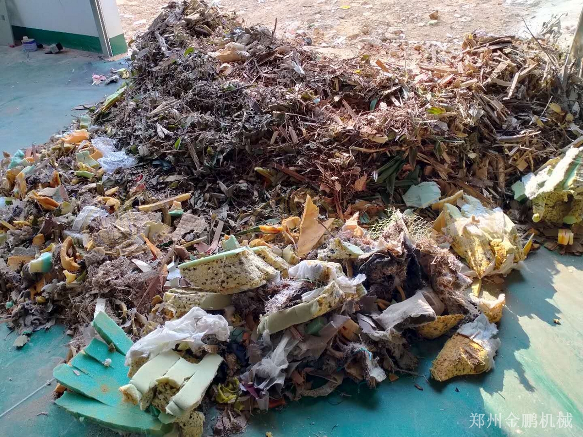 郑州金鹏垃圾处理成套设备在大件垃圾减容中的应用方案